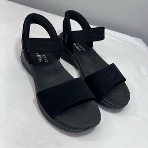 Skechers Ultra Flex 3.0 - Summerville Hands Free Slip-Ins sandals in black sz 9